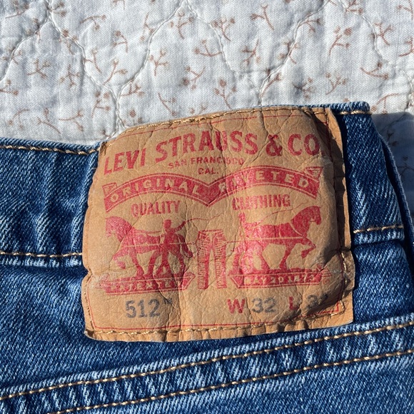 Men’s Denim Blue Levi’s 512 W32 L32 - Picture 4 of 4